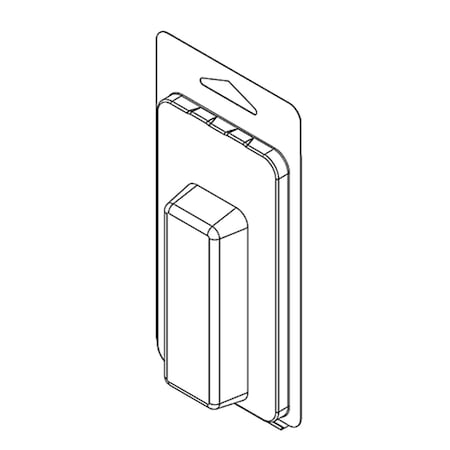 Visipak Thermoform-CLAMSHELL-#107-6.125-3.125-3.375-1.125-0.625-0.012-CLEAR,  107TF